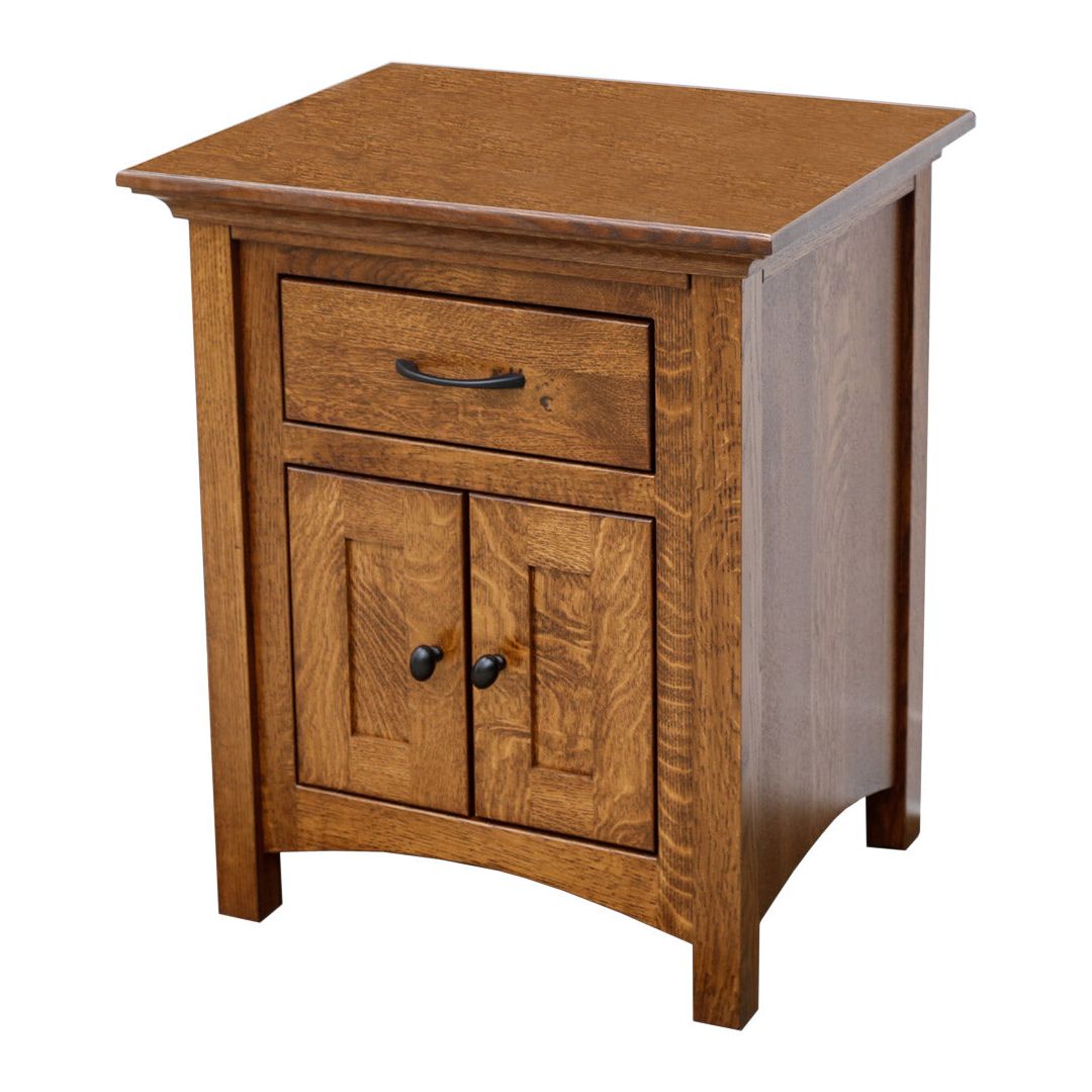 Mission 1-Drawer, 2-Door Nightstand