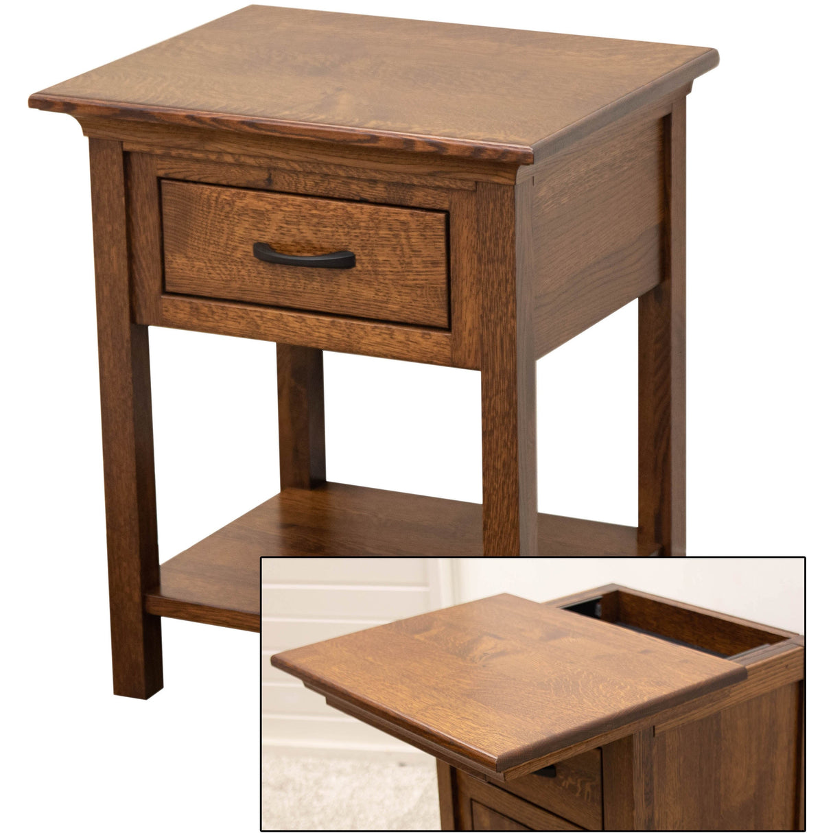 Mission 1-Drawer, Open Nightstand