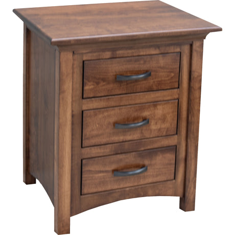 Mission 3-Drawer Nightstand