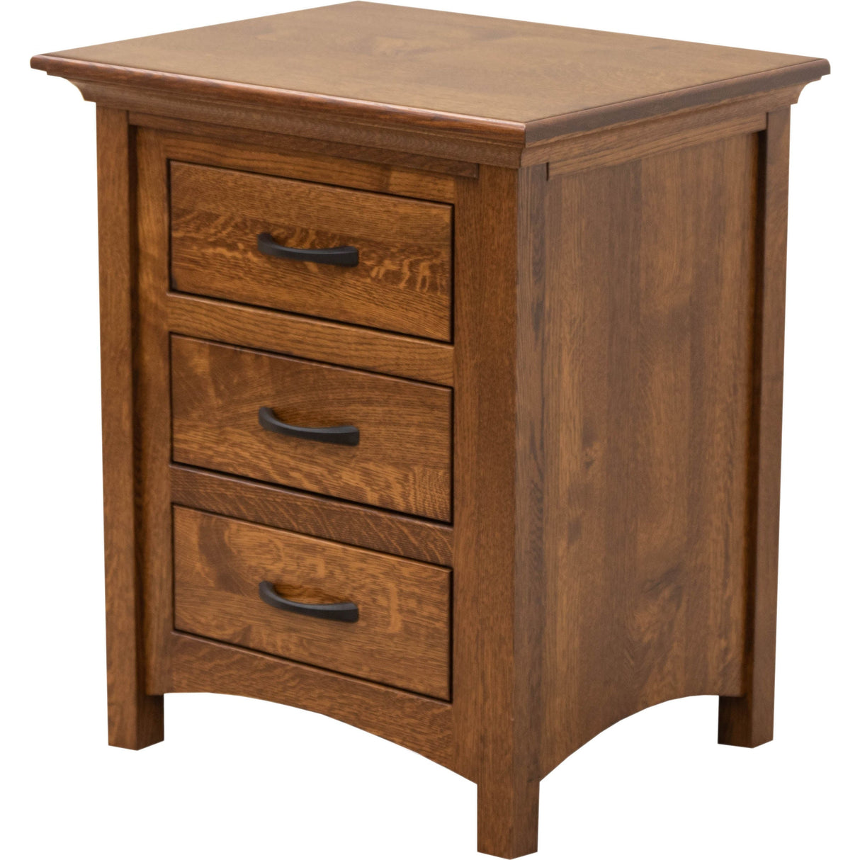 Mission 3-Drawer Nightstand