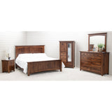 Mission Wood Panel Storage Platform Bed