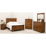 Mission Full Quarter Sawn White Oak Wood Storage Platform Bed | ASB
