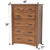 Mission 6-Drawer Chest