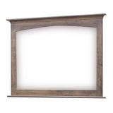 Mission Maple Wood Arched Dresser Mirror | SP