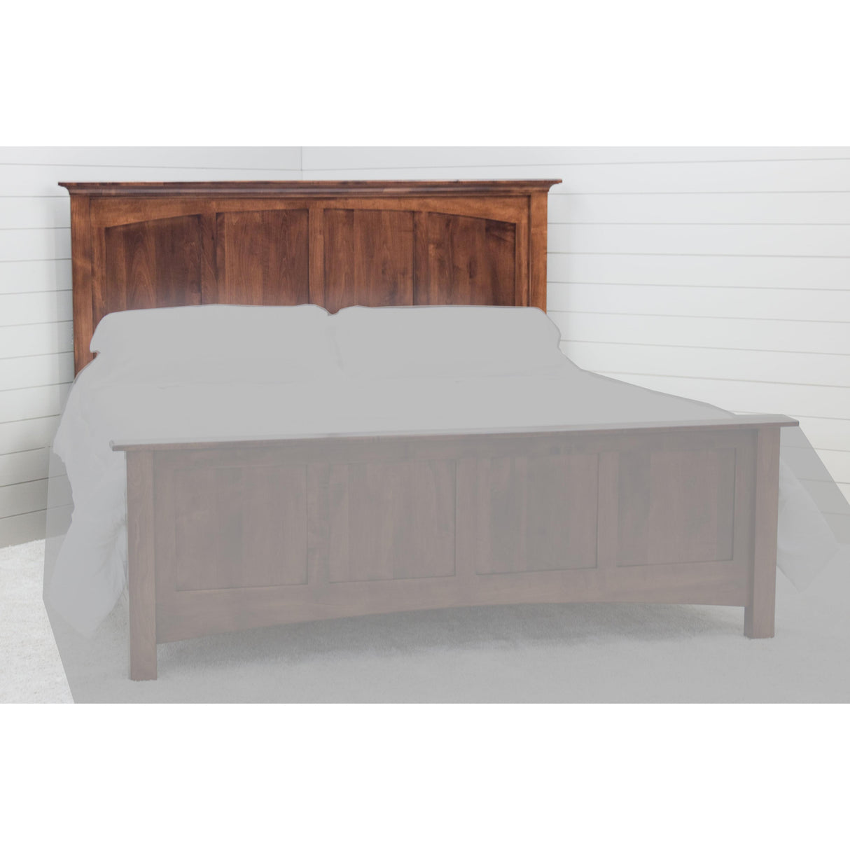 Mission Queen Maple Wood Storage Platform Bed | ASB