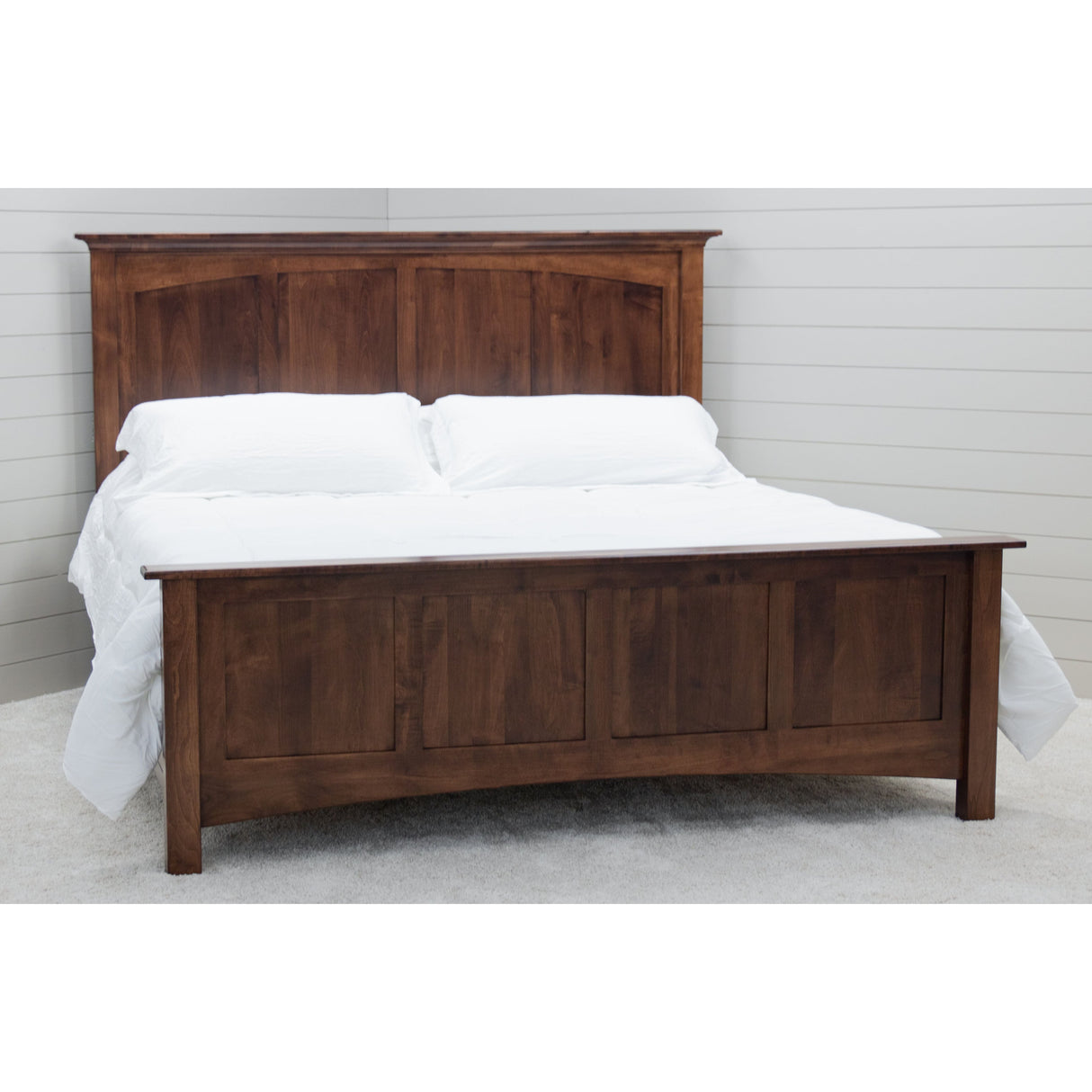 Mission Wood Panel Storage Platform Bed