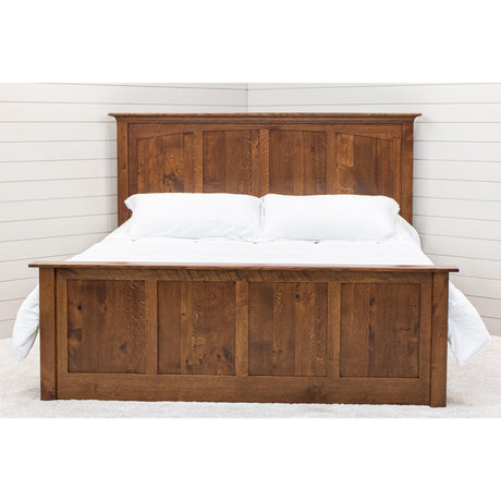 Mission California King Quarter Sawn White Oak Wood Storage Platform Bed | ASB