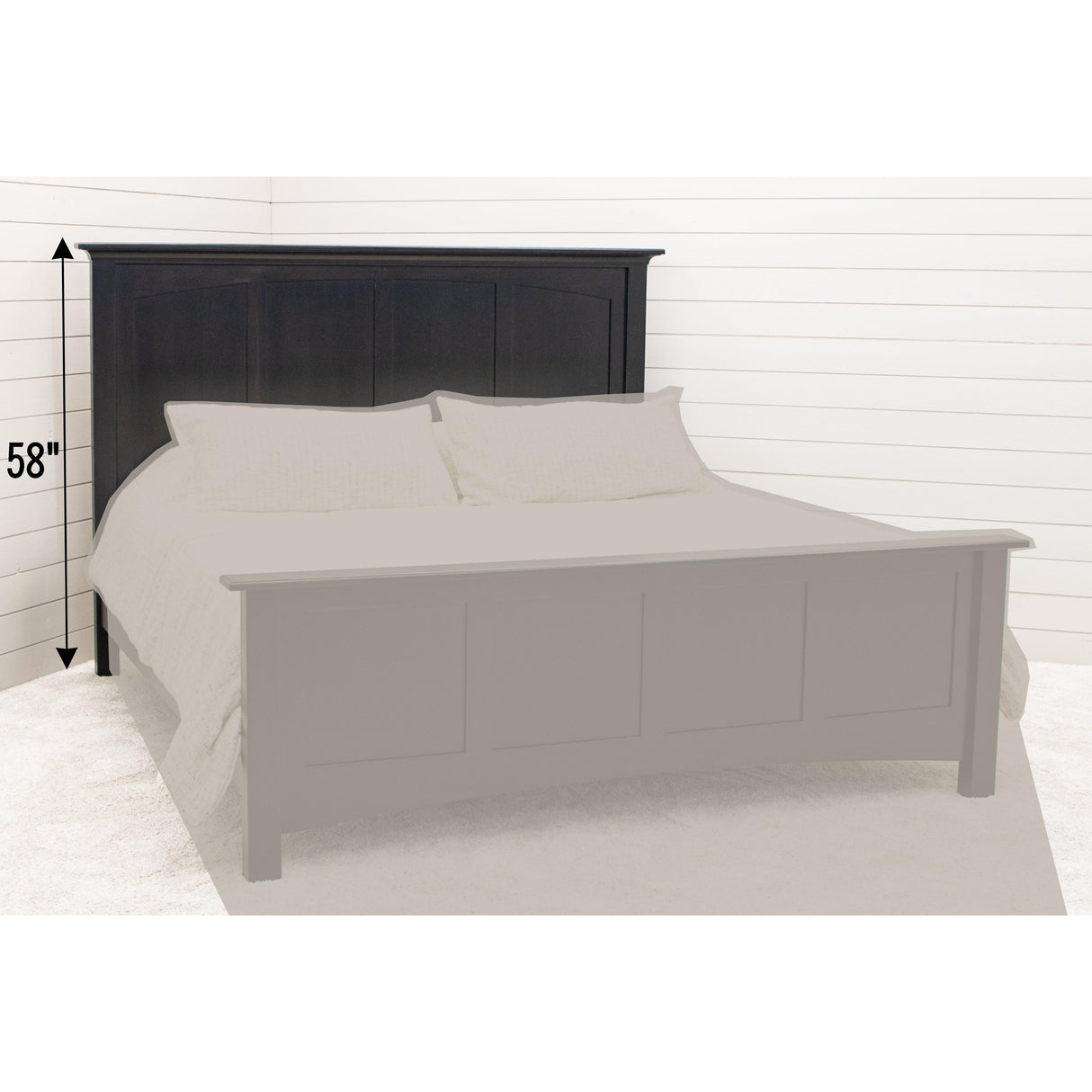 Mission Solid Wood Headboard Only