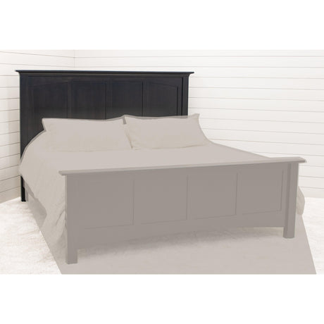 Mission King Black Maple Wood Storage Platform Bed | EB