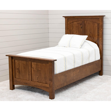 Mission Twin Quarter Sawn White Oak Wood Storage Platform Bed | ASB