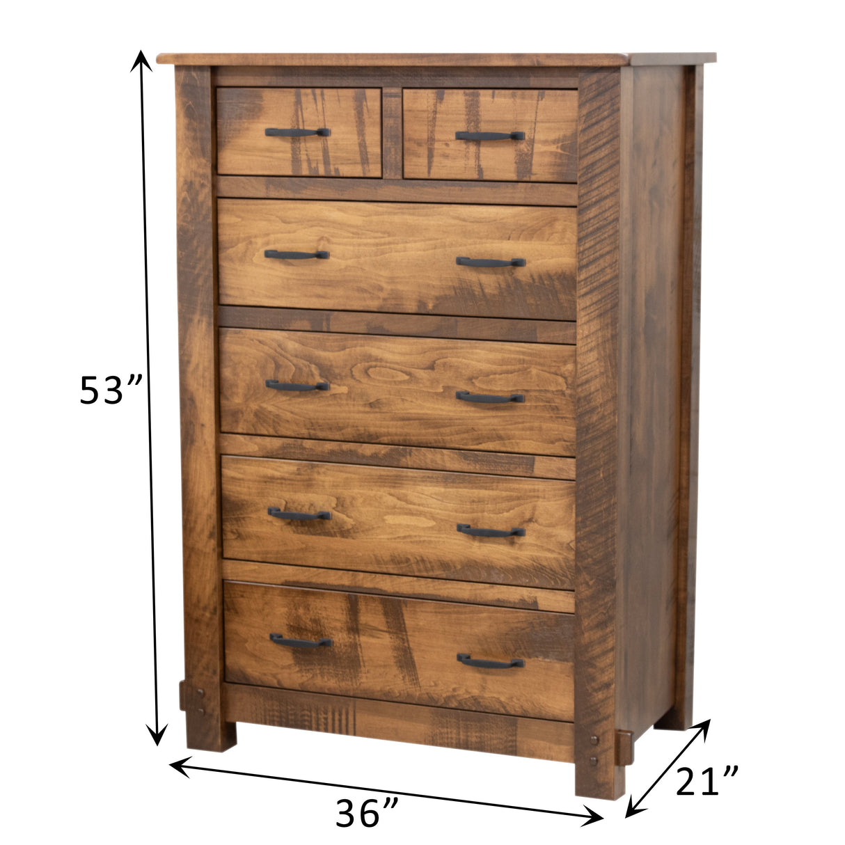 Roughsawn 6-Drawer Chest