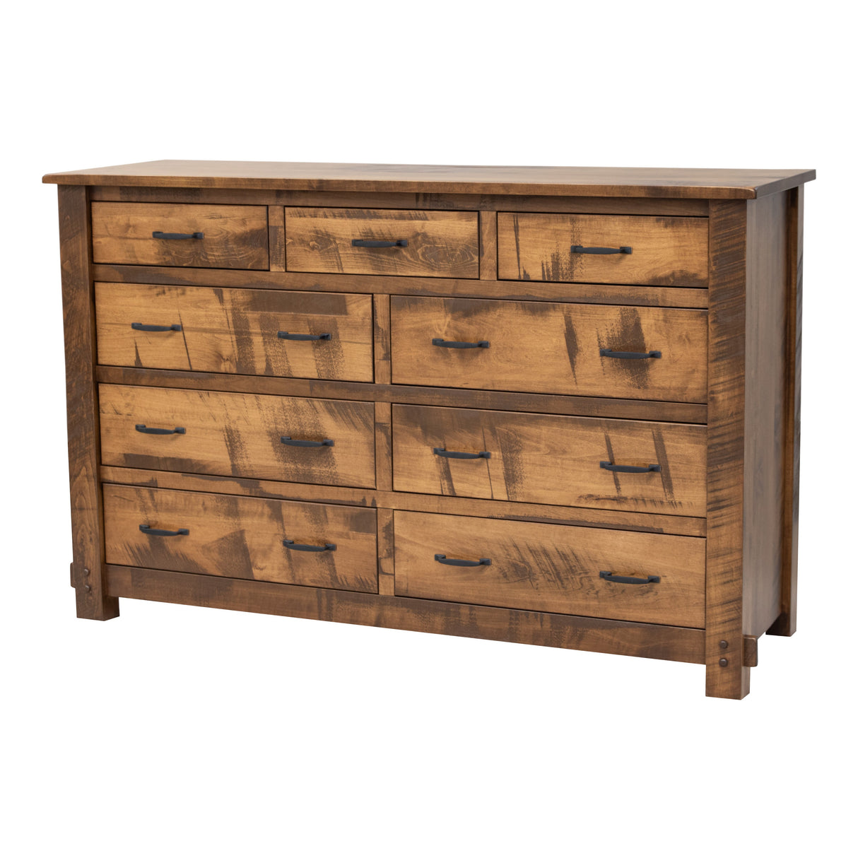 Roughsawn 9-Drawer Tall Dresser