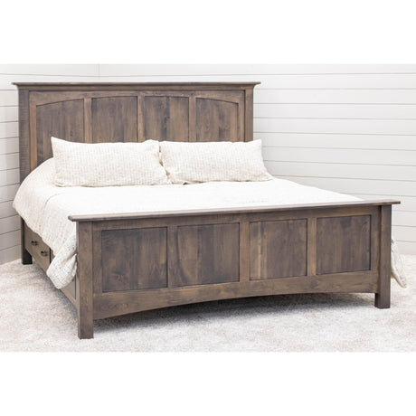 Mission Wood Panel Storage Platform Bed