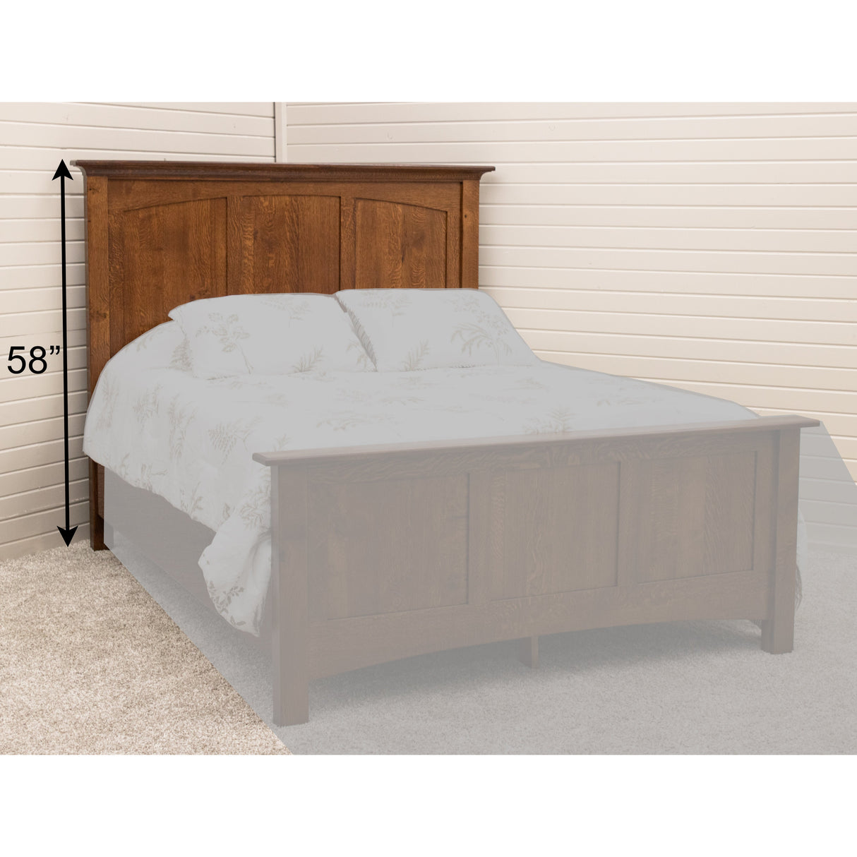 Mission Solid Wood Headboard Only