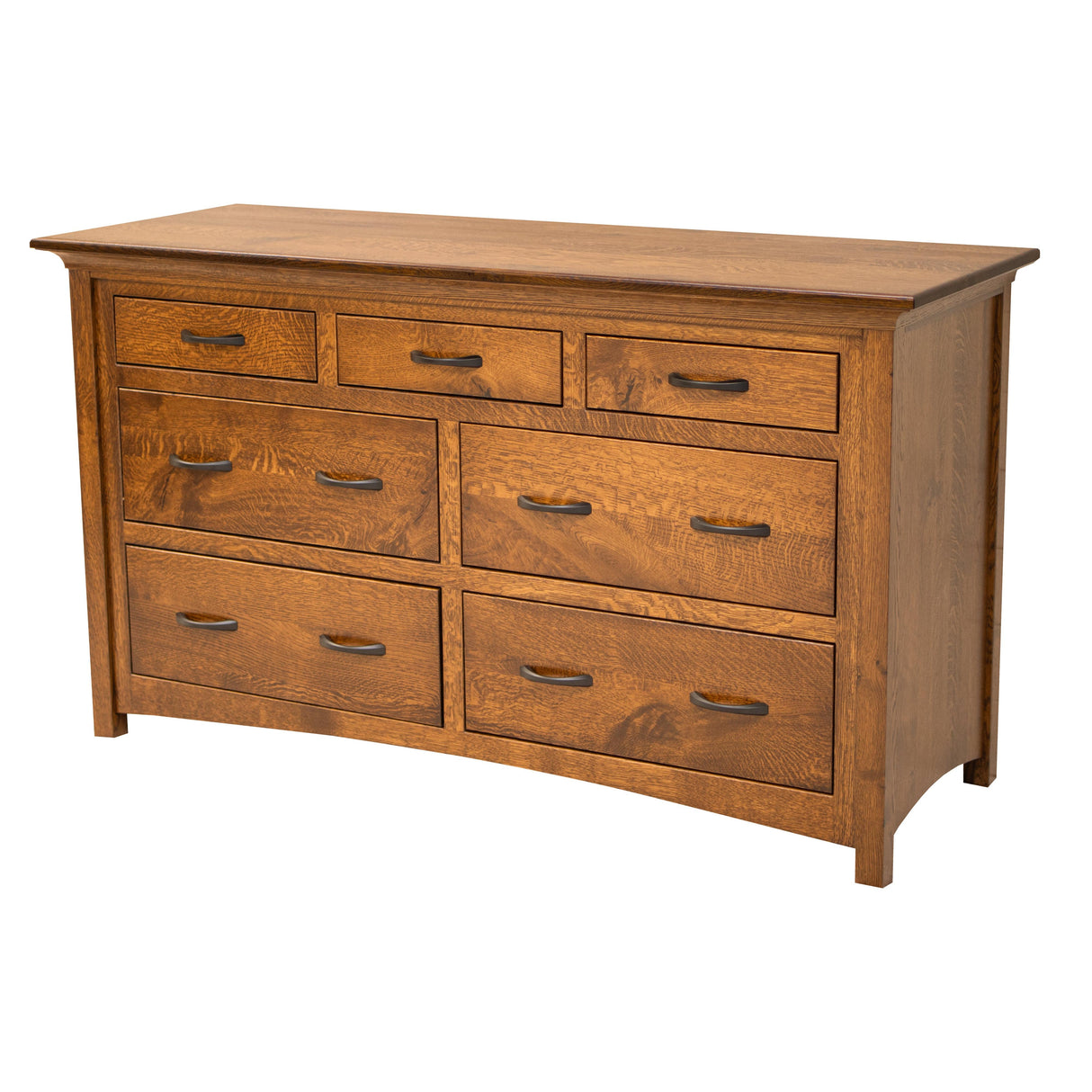 Mission 7-Drawer Low Dresser