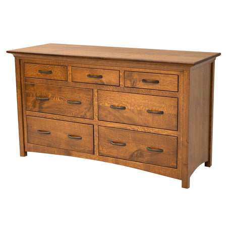 Mission 7-Drawer Low Dresser