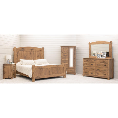 Roughsawn White Oak Wood Chest of Drawers | WB