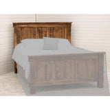 Roughsawn Solid Wood Straight Headboard Only