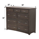 Weston 9-Drawer Tall Dresser