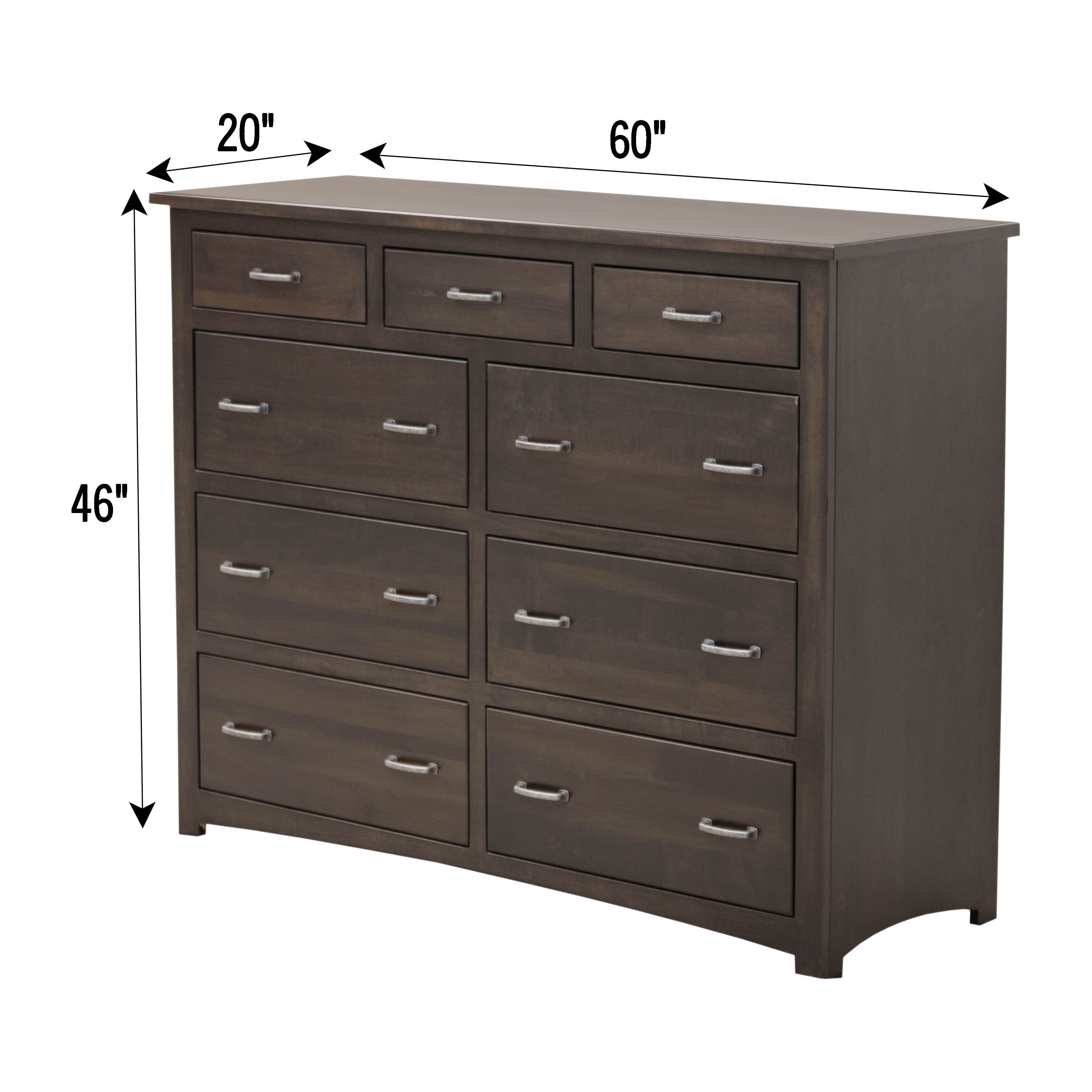 9 drawer dresser tall discount