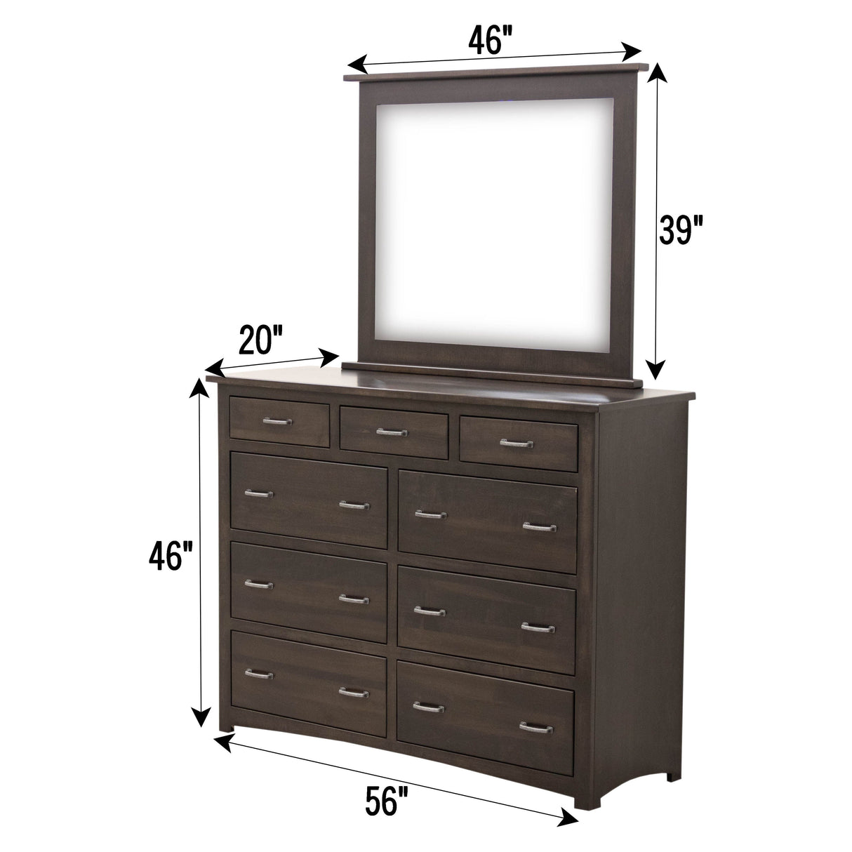 Weston 9-Drawer Tall Dresser