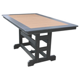 Deluxe Outdoor Amish Poly Rectangle Bar Height Table - S-Upstate Amish Furniture