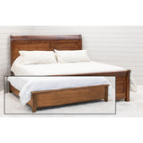 Denali Avondale Sleigh Full Cherry Wood Storage Platform Bed | MC
