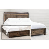 Denali Avondale Sleigh Storage Platform Bed