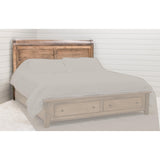 Denali Avondale Sleigh Full Maple Wood Storage Platform Bed | WB