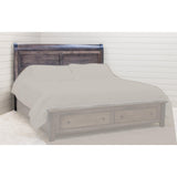 Denali Avondale Sleigh Full Maple Wood Storage Platform Bed | GS
