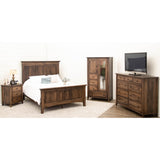 Denali Full Maple Wood Storage Platform Panel Bed | CO