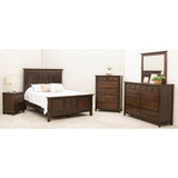 Denali Maple Wood 3-Drawer Nightstand | BV
