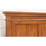 Denali King Quarter Sawn White Oak Wood Storage Platform Panel Bed | MC