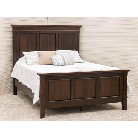 Denali Queen Maple Wood Storage Platform Panel Bed | BV