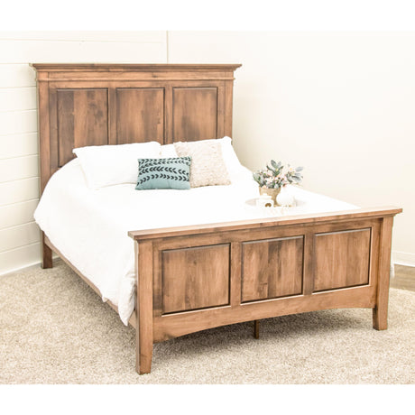 Denali Queen Maple Wood Storage Platform Panel Bed | WB