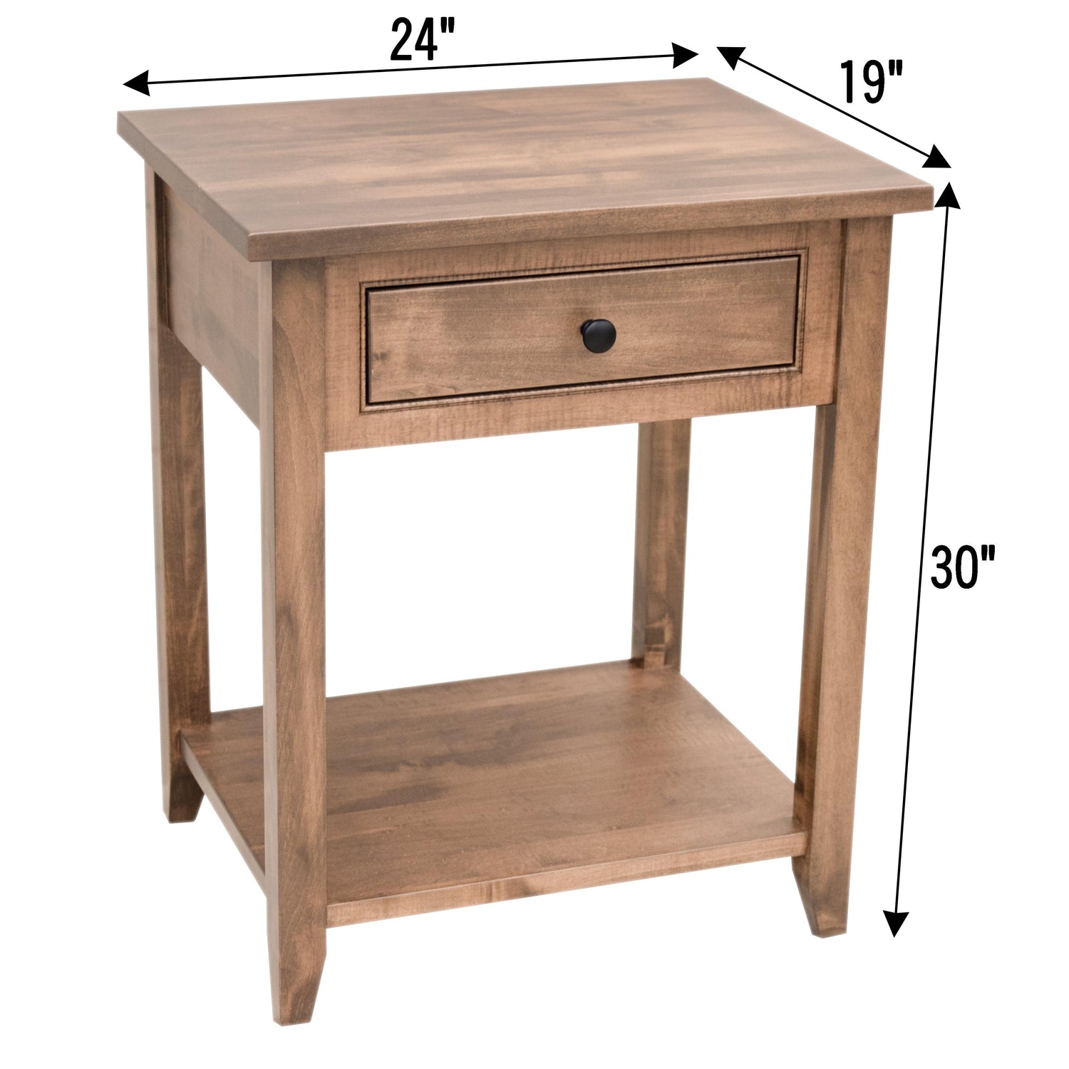 Denali 1-Drawer Open Nightstand