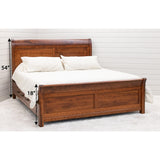 Denali Avondale Sleigh Storage Platform Bed