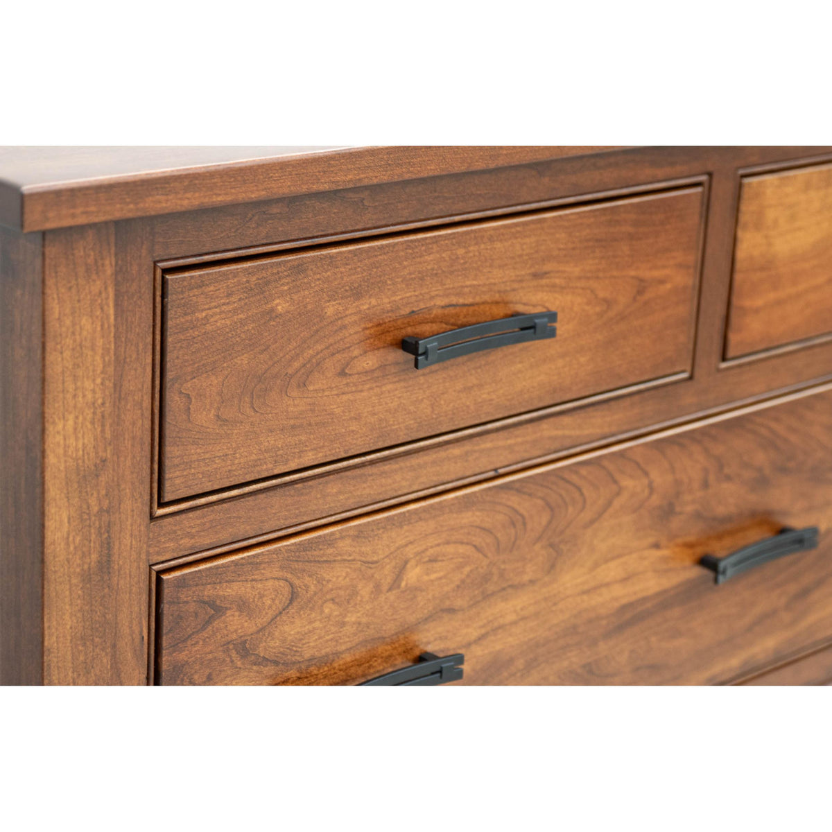 Denali Cherry Wood 9-Drawer Tall Dresser | MC