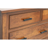 Denali Cherry Wood 9-Drawer Tall Dresser | MC