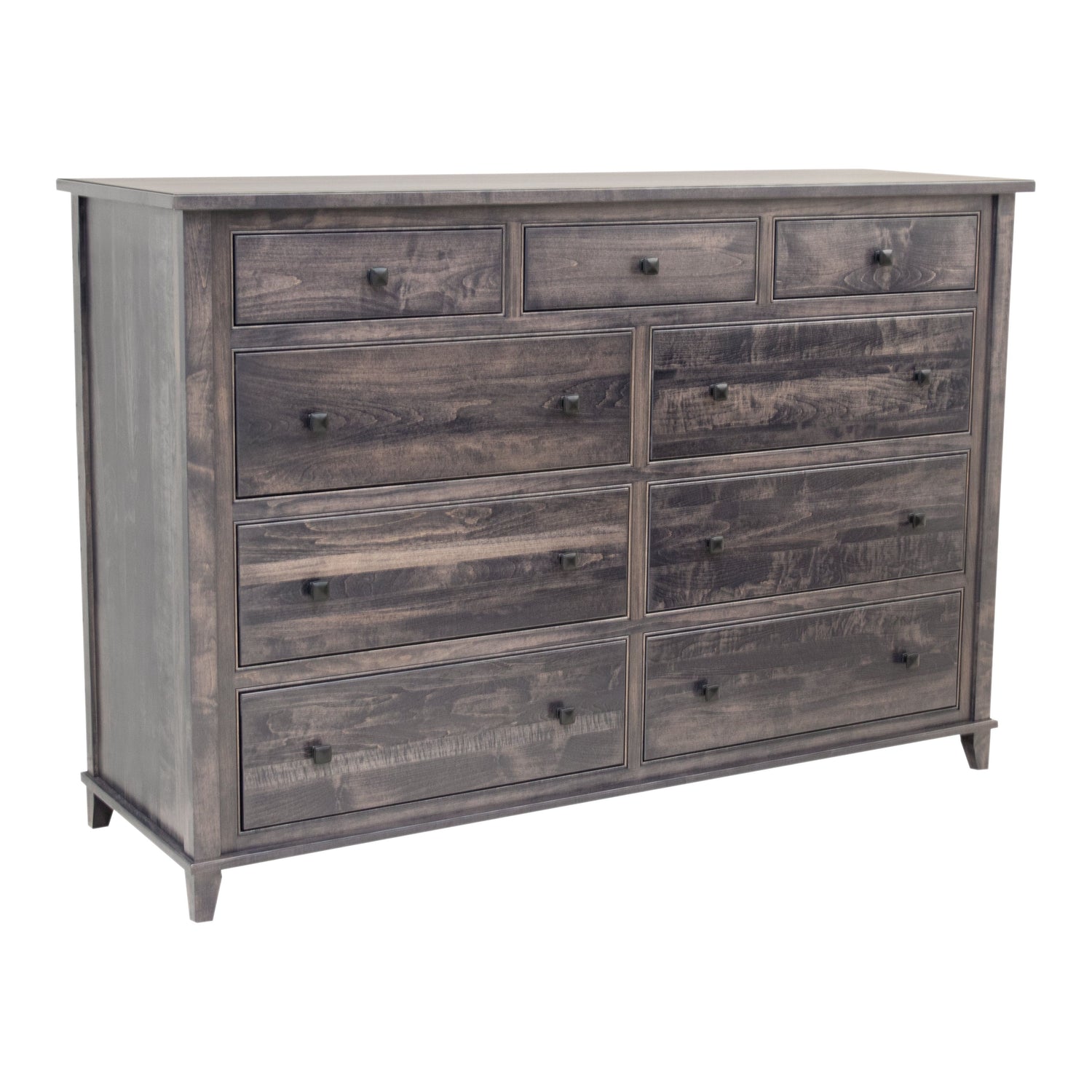 tall dresser grey Farmhouse 5 Drawer Dresser for Bedroom, Tall Chest of Drawers with Metal Handles, Rustic Wooden Dresser TV Stand, for Living Room, Hallway, Grey