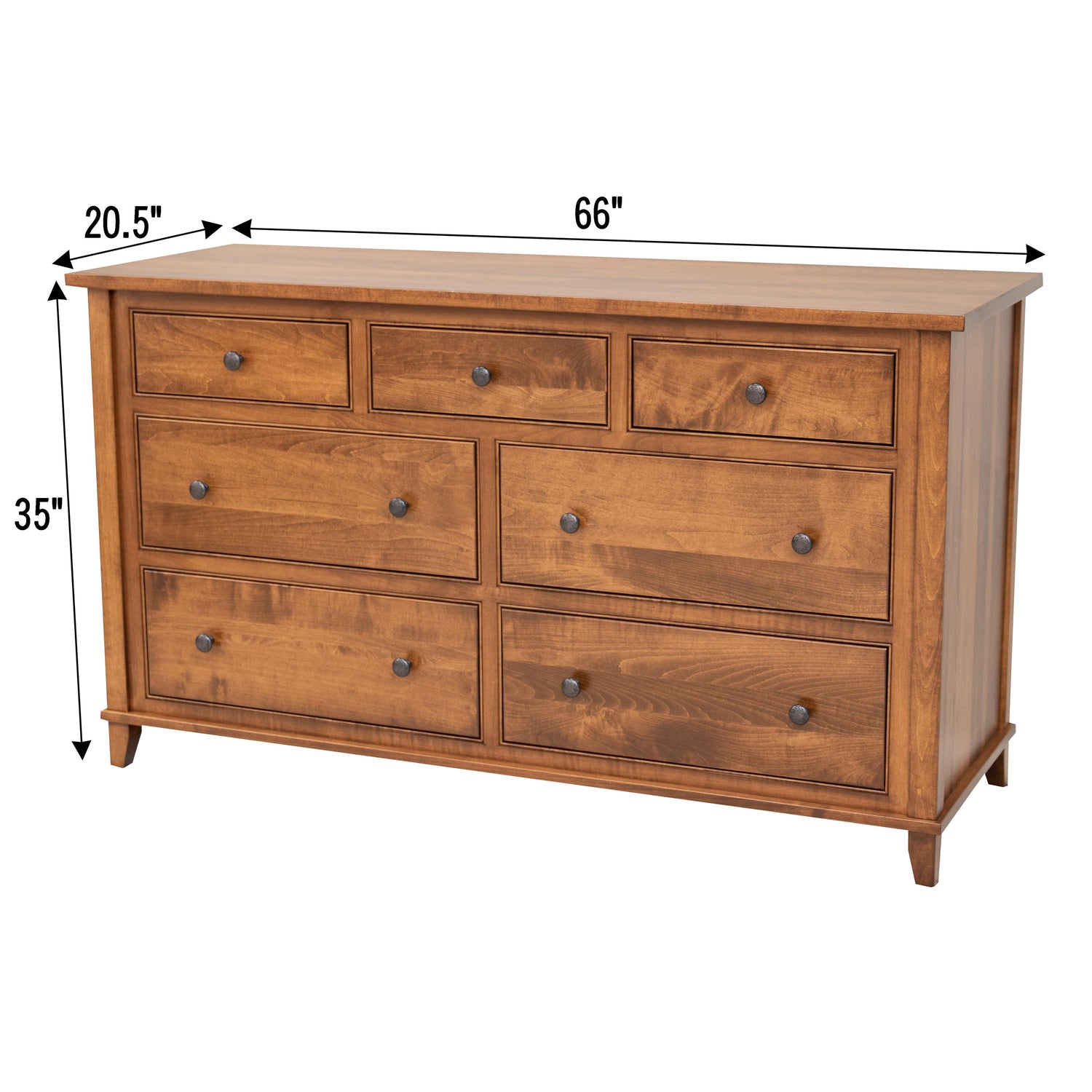 Denali 7-Drawer Low Dresser