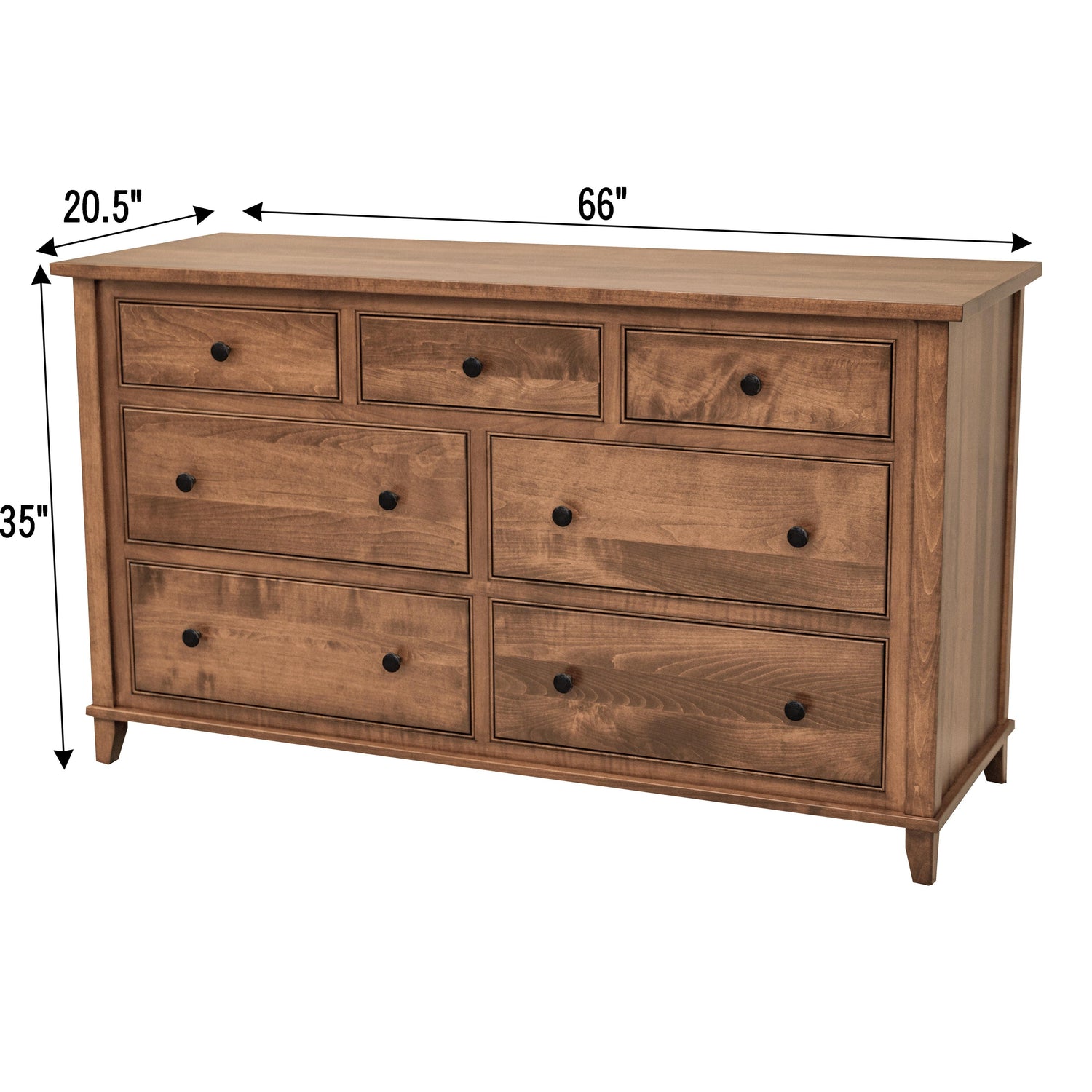 Denali 7-Drawer Low Dresser
