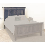 Denali Solid Wood Panel Headboard Only
