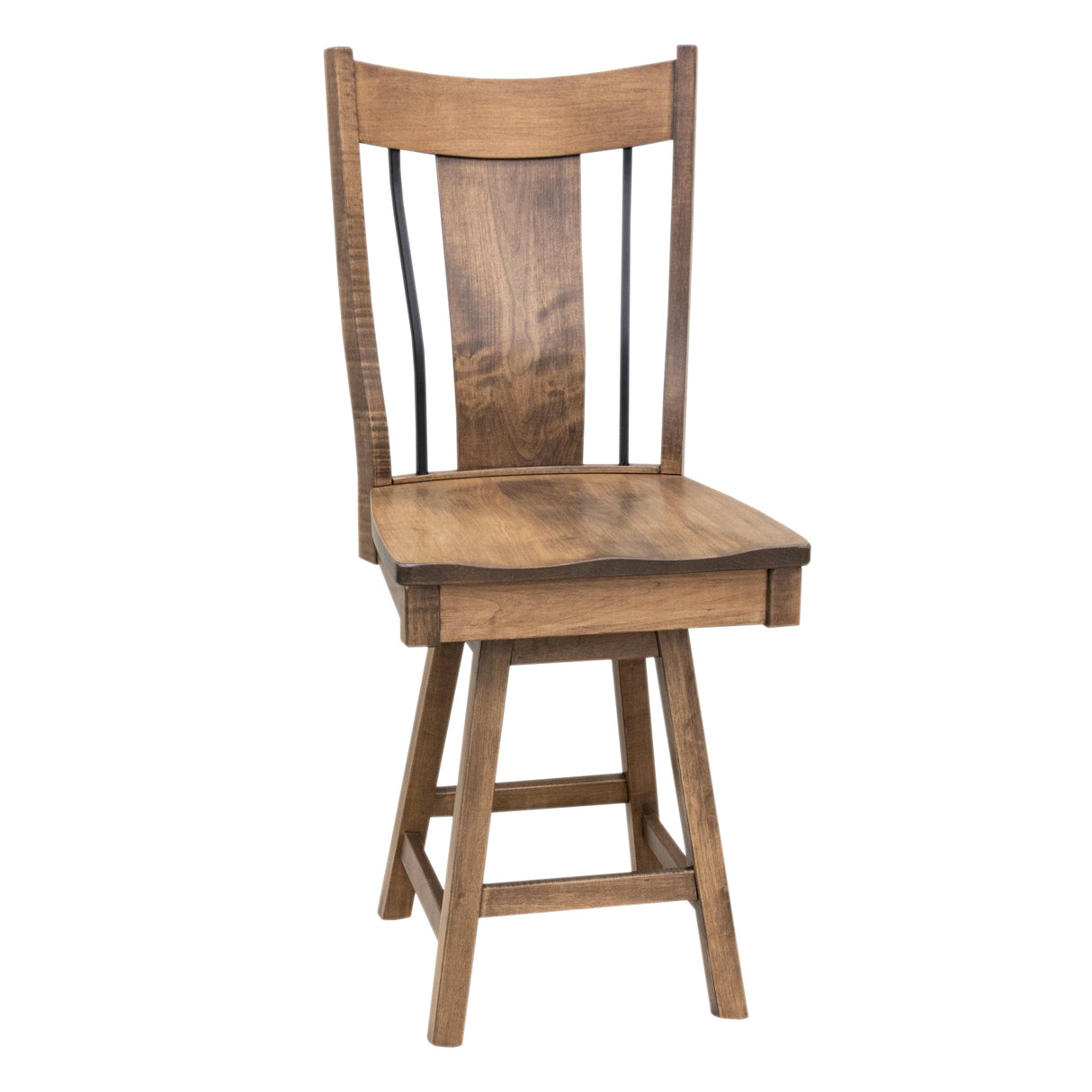 Eagle 24" Maple Wood Swivel Bar Stool | CO