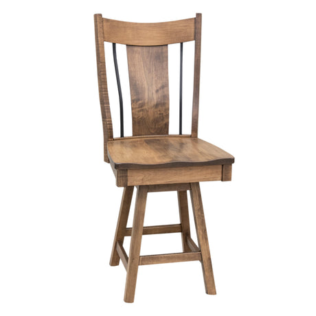 Eagle 24" Maple Wood Swivel Bar Stool | CO