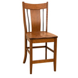 Eagle 24" Quarter Sawn White Oak Wood Stationary Bar Stool | MC