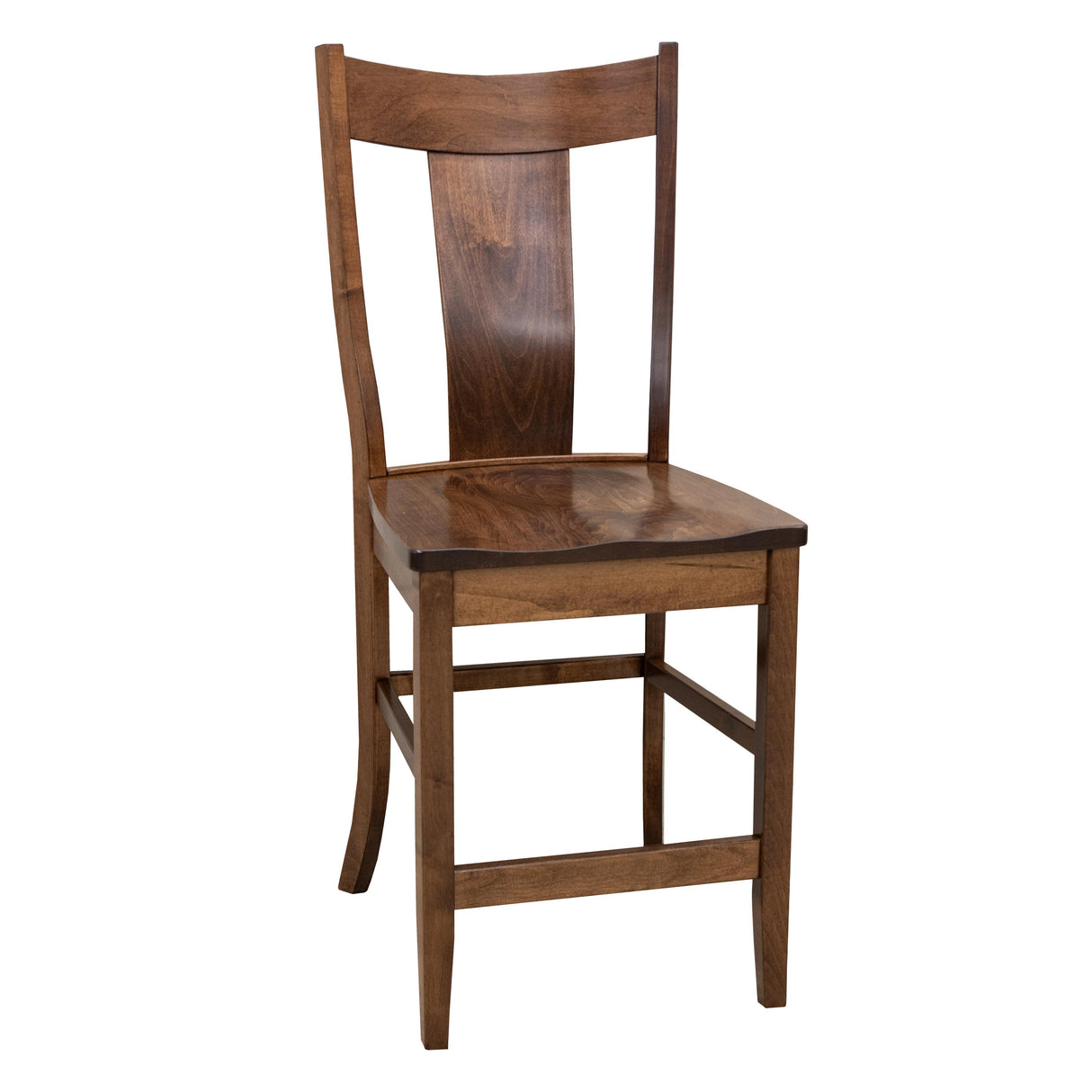 Eagle 24" Maple Wood Stationary Bar Stool | ASB