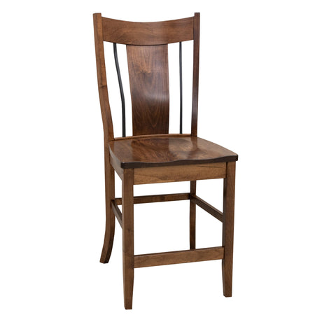Eagle 24" Maple Wood Stationary Bar Stool | ASB