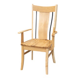 Eagle Hickory Wood Arm Dining Chair | NAT