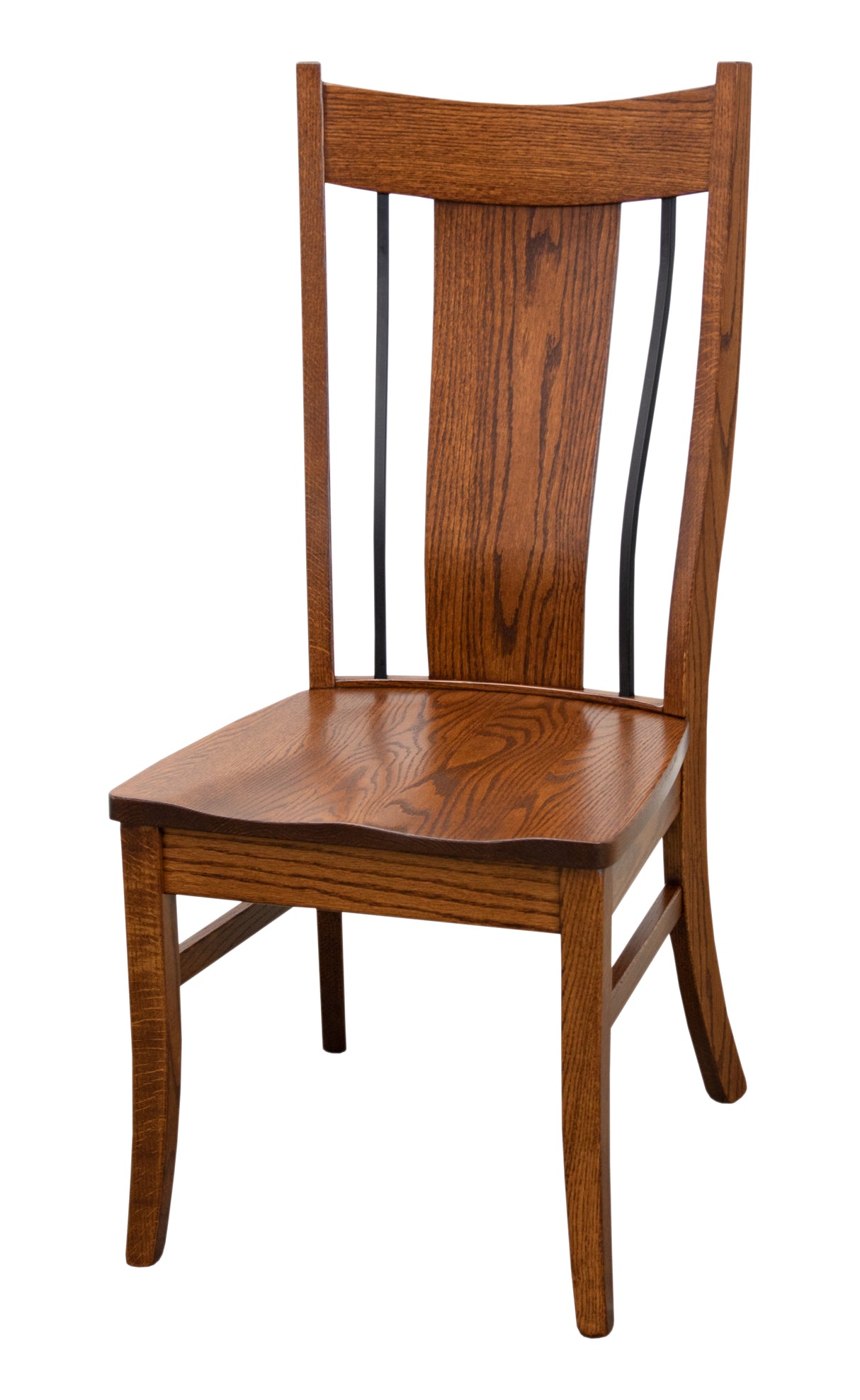 Eagle Side Dining Chair with Wrought Iron